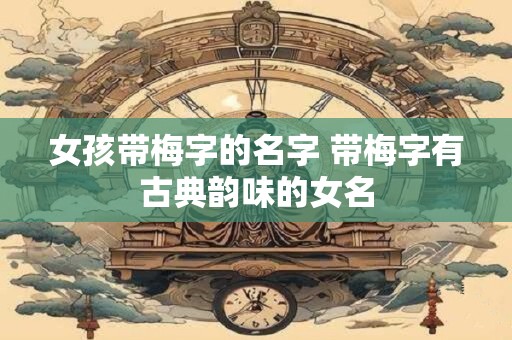 女孩带梅字的名字 带梅字有古典韵味的女名