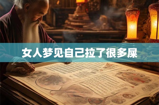 女人梦见自己拉了很多屎