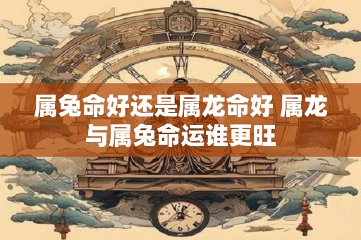 属兔命好还是属龙命好 属龙与属兔命运谁更旺