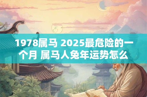 1978属马 2025最危险的一个月 属马人兔年运势怎么样