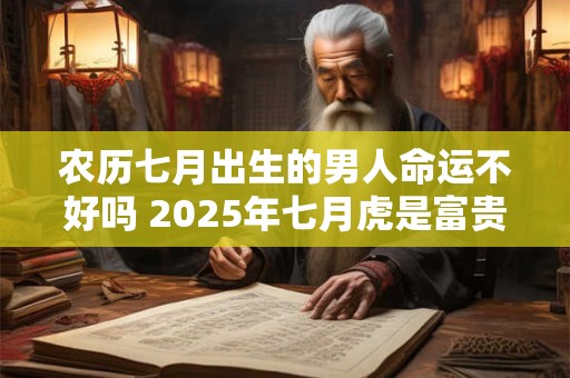 农历七月出生的男人命运不好吗 2026年七月虎是富贵命吗