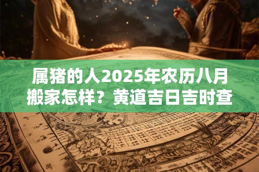 属猪的人2025年农历八月搬家怎样？黄道吉日吉时查询一览表