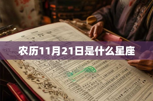 农历11月21日是什么星座