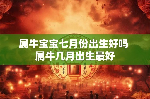 属牛宝宝七月份出生好吗 属牛几月出生最好