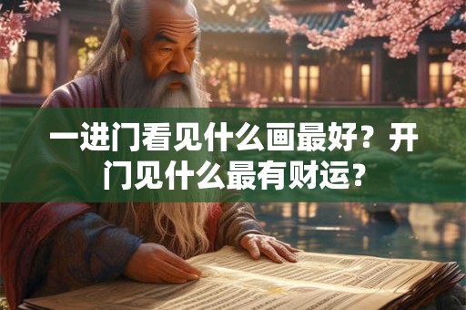 一进门看见什么画最好？开门见什么最有财运？