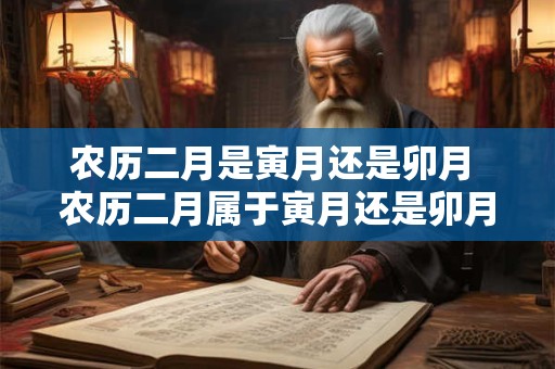 农历二月是寅月还是卯月 农历二月属于寅月还是卯月