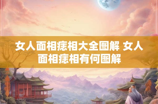 女人面相痣相大全图解 女人面相痣相有何图解