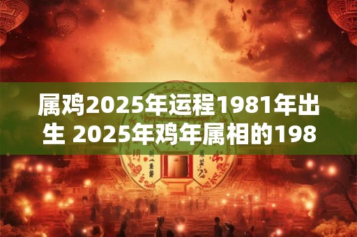 属鸡2025年运程1981年出生 2025年鸡年属相的1981年出生者运势如何