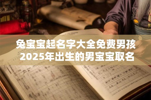 兔宝宝起名字大全免费男孩 2025年出生的男宝宝取名