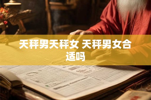 天秤男天秤女 天秤男女合适吗