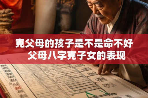 克父母的孩子是不是命不好  父母八字克子女的表现