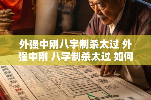 外强中刚八字制杀太过 外强中刚 八字制杀太过 如何化解 外强中刚八字制杀太过 外强中刚 八字制杀太过 如何化解
