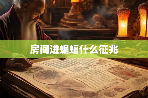 房间进蝙蝠什么征兆