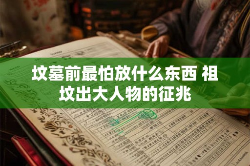 坟墓前最怕放什么东西 祖坟出大人物的征兆