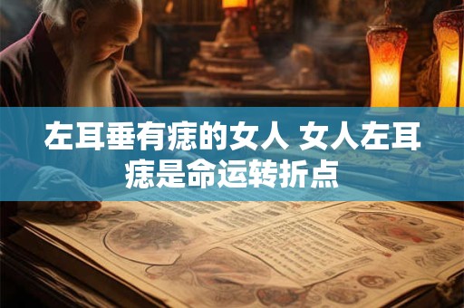 左耳垂有痣的女人 女人左耳痣是命运转折点