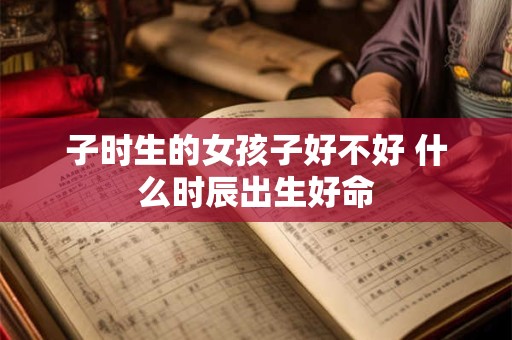 子时生的女孩子好不好 什么时辰出生好命
