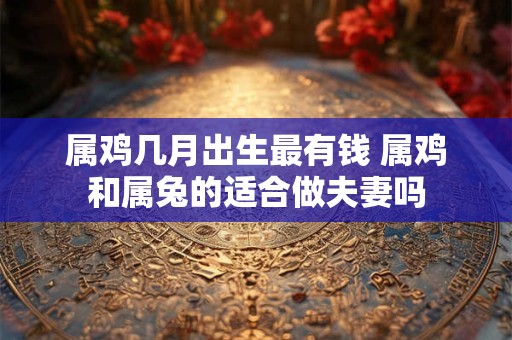 属鸡几月出生最有钱 属鸡和属兔的适合做夫妻吗