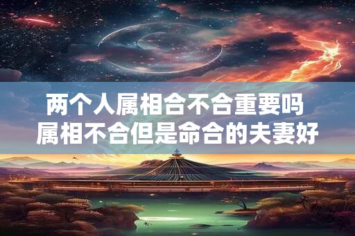 两个人属相合不合重要吗 属相不合但是命合的夫妻好吗 两个人属相合不合重要吗 属相不合但是命合的夫妻好吗