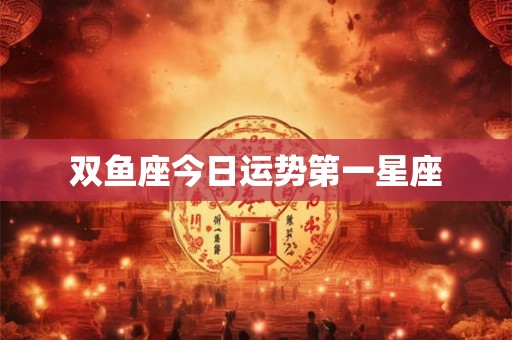 双鱼座今日运势第一星座