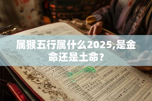 属猴五行属什么2025,是金命还是土命? 属猴五行属什么2025,是金命还是土命?