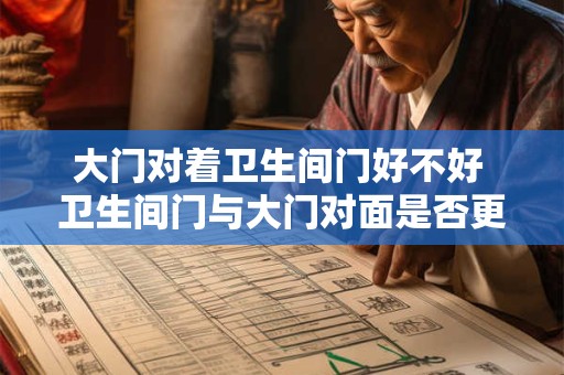 大门对着卫生间门好不好 卫生间门与大门对面是否更合适
