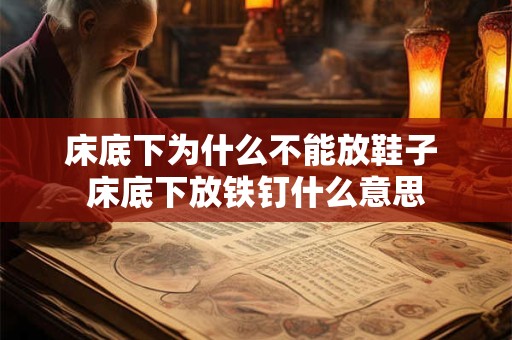 床底下为什么不能放鞋子 床底下放铁钉什么意思
