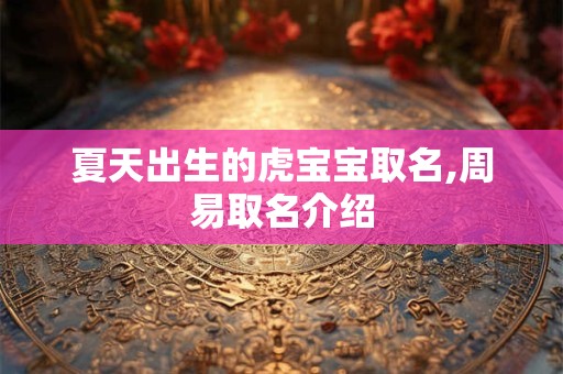 夏天出生的虎宝宝取名,周易取名介绍