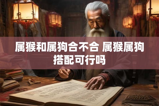 属猴和属狗合不合 属猴属狗搭配可行吗