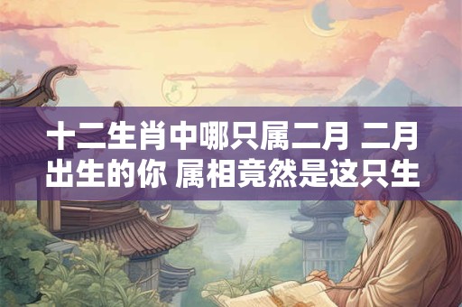 十二生肖中哪只属二月 二月出生的你 属相竟然是这只生肖！