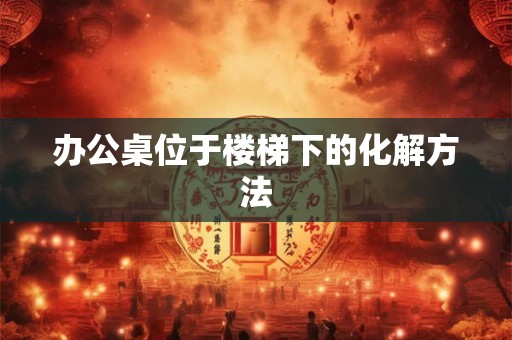办公桌位于楼梯下的化解方法