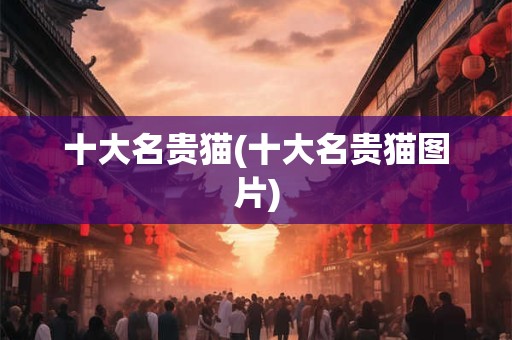 十大名贵猫(十大名贵猫图片)