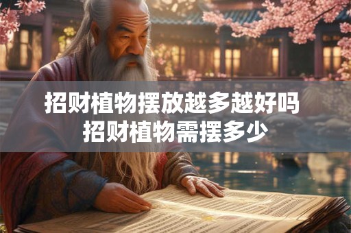 招财植物摆放越多越好吗 招财植物需摆多少