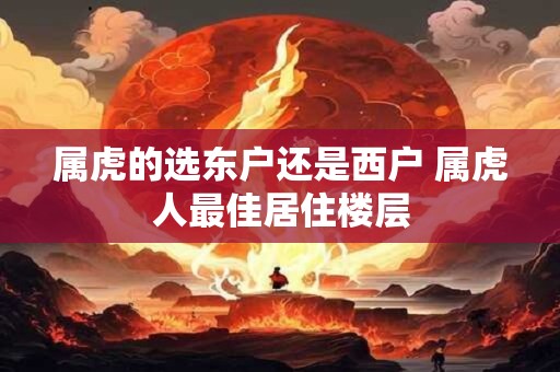 属虎的选东户还是西户 属虎人最佳居住楼层