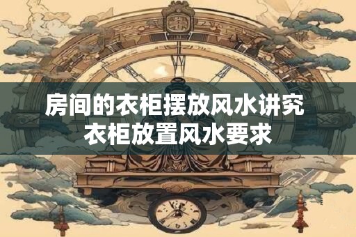 房间的衣柜摆放风水讲究 衣柜放置风水要求