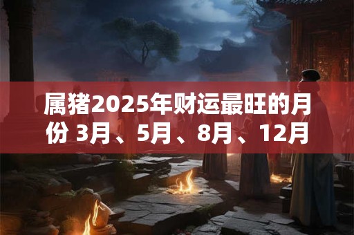 属猪2025年财运最旺的月份 3月、5月、8月、12月