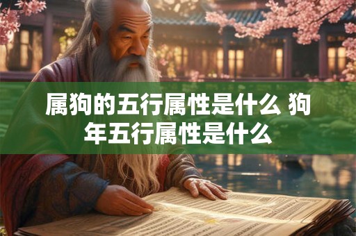 属狗的五行属性是什么 狗年五行属性是什么 属狗的五行属性是什么 狗年五行属性是什么
