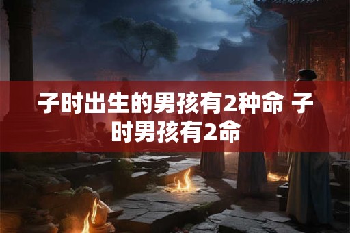子时出生的男孩有2种命 子时男孩有2命