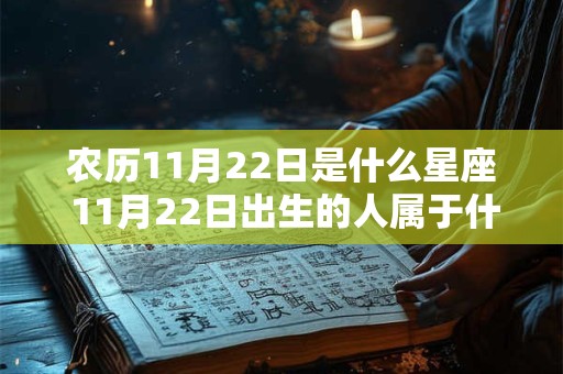 农历11月22日是什么星座 11月22日出生的人属于什么星座