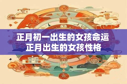 正月初一出生的女孩命运 正月出生的女孩性格