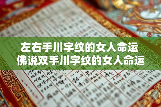 左右手川字纹的女人命运 佛说双手川字纹的女人命运