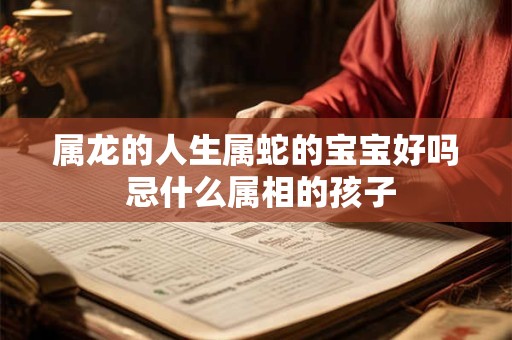 属龙的人生属蛇的宝宝好吗 忌什么属相的孩子