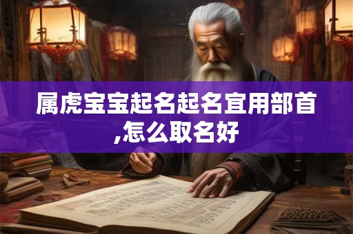 属虎宝宝起名起名宜用部首,怎么取名好