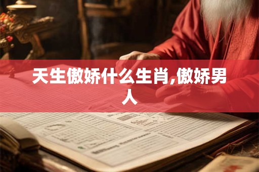 天生傲娇什么生肖,傲娇男人