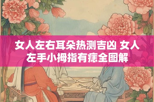 女人左右耳朵热测吉凶 女人左手小拇指有痣全图解