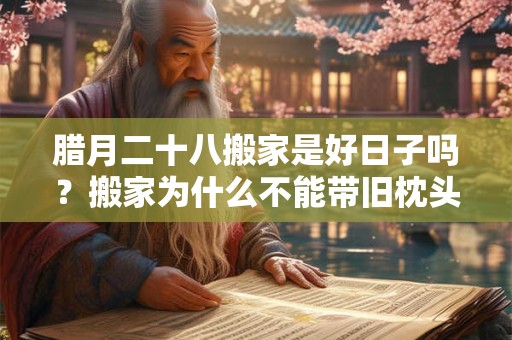 腊月二十八搬家是好日子吗？搬家为什么不能带旧枕头？