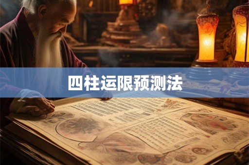 四柱运限预测法