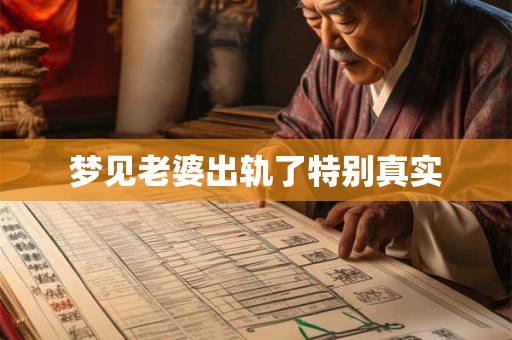梦见老婆出轨了特别真实