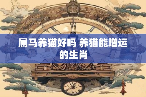 属马养猫好吗 养猫能增运的生肖
