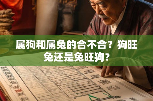 属狗和属兔的合不合？狗旺兔还是兔旺狗？