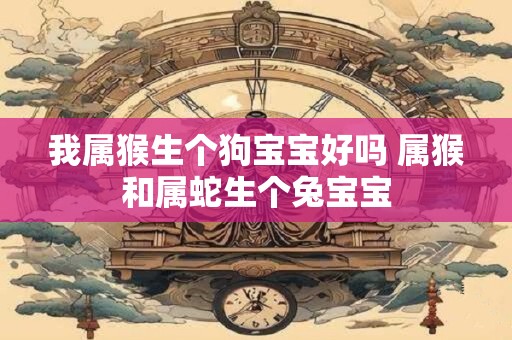 我属猴生个狗宝宝好吗 属猴和属蛇生个兔宝宝